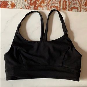 Lululemon black sports bra size 6